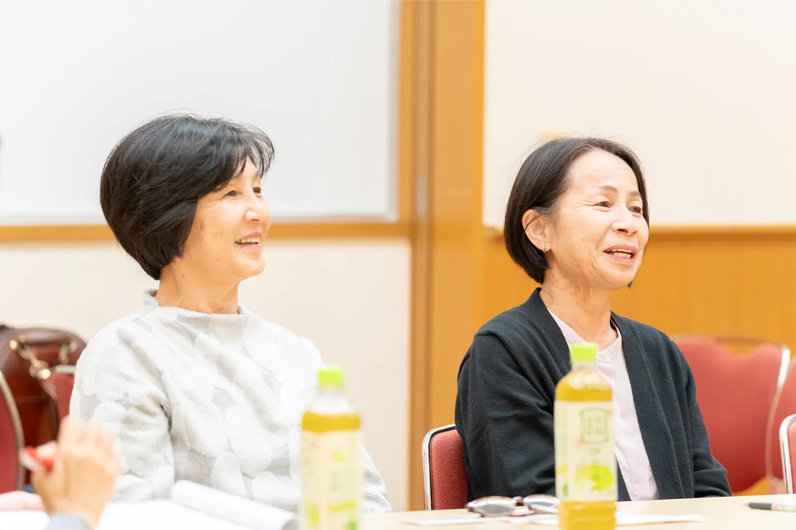 インタビューの様子