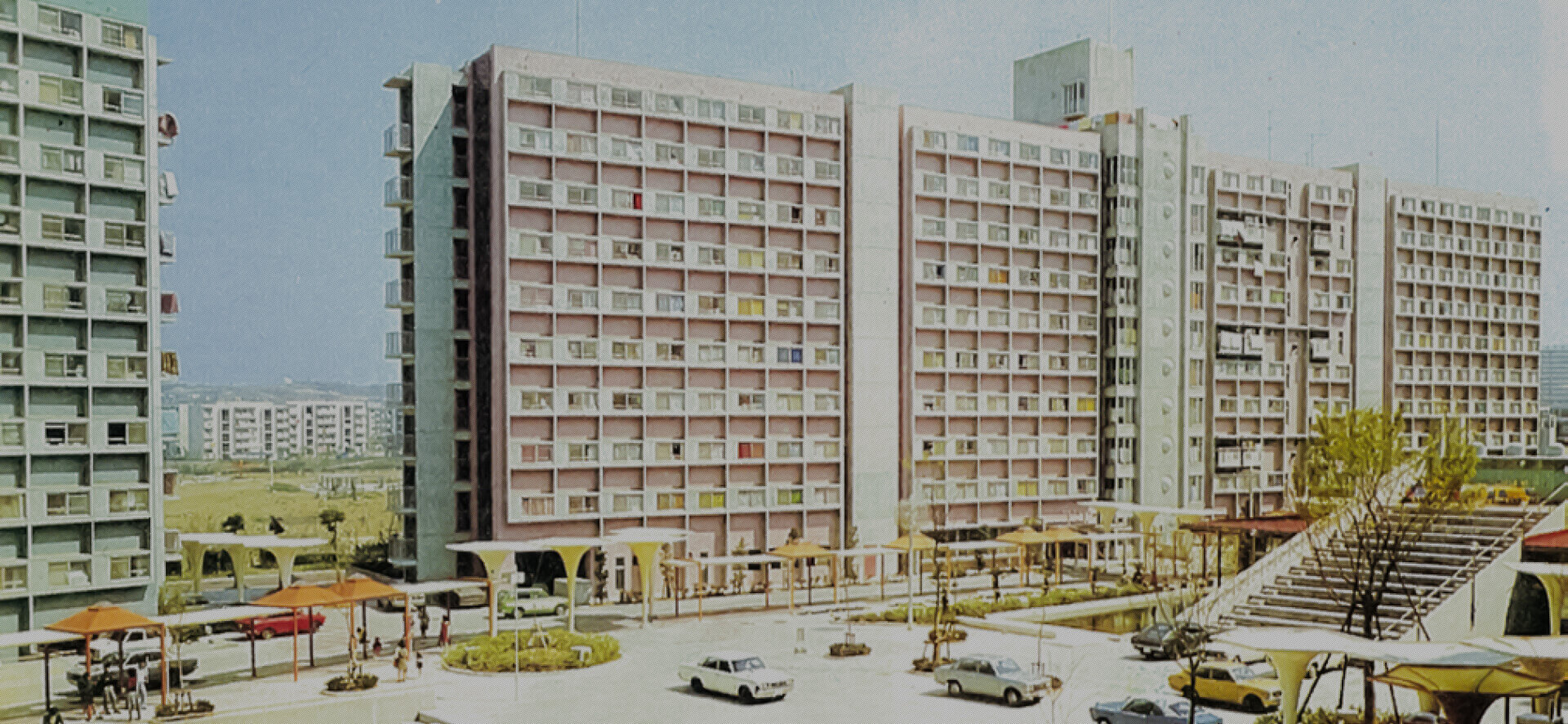 大阪府住宅供給公社の団地風景