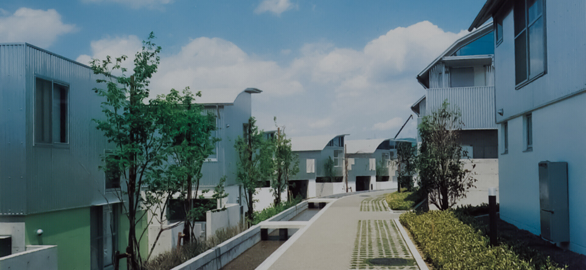 大阪府住宅供給公社の団地風景