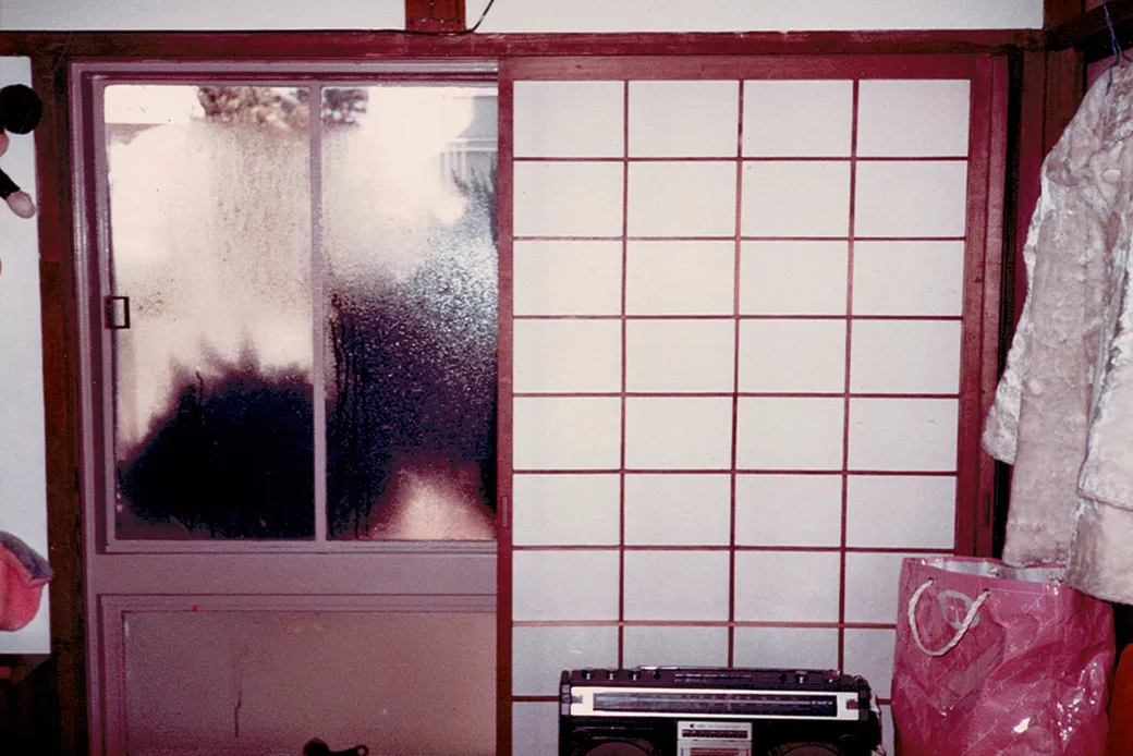 障子付き窓（石橋西団地と同型・石橋団地の室内写真）（1983年頃）