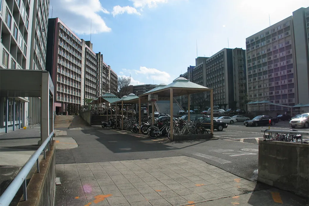 廃止直前の公社三原台単身者住宅（2003年）