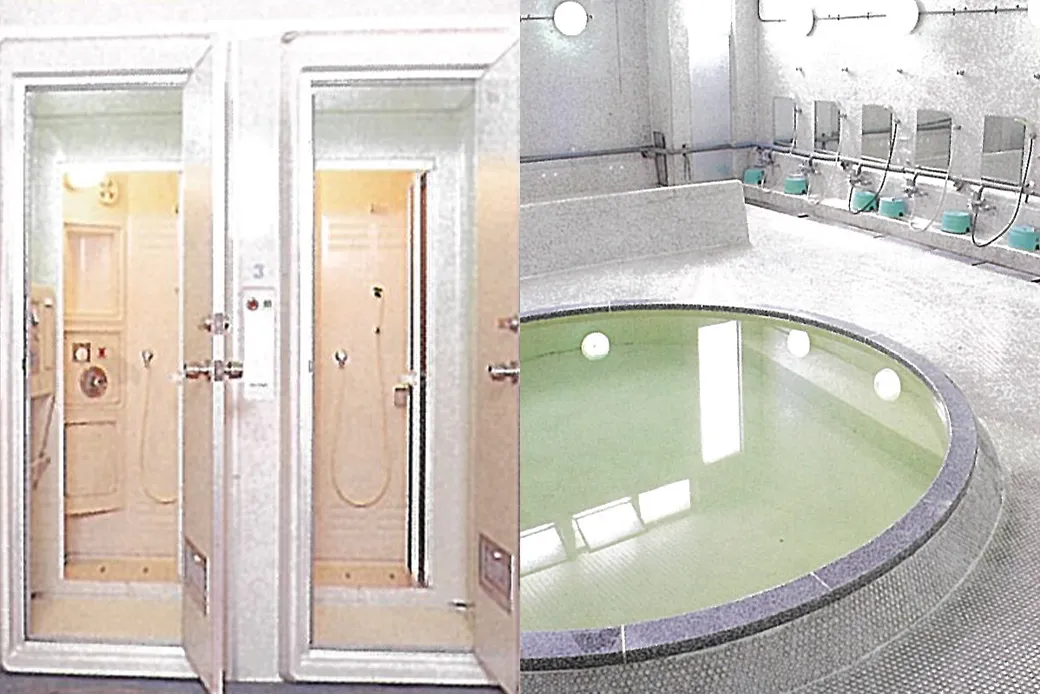 コインシャワーと大浴場