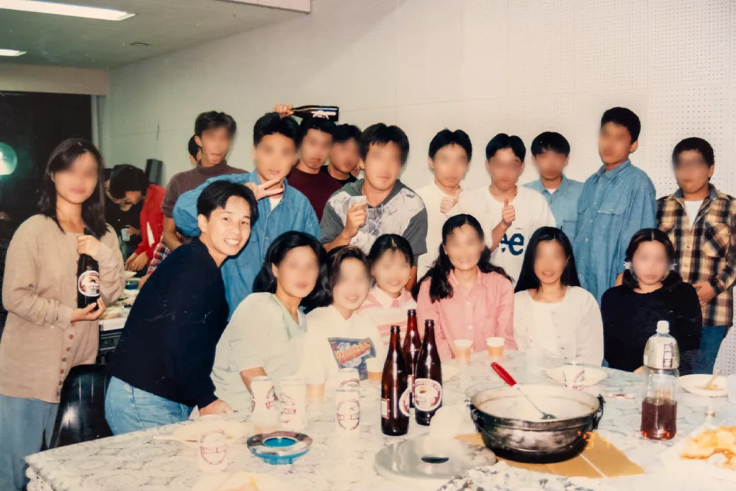 イベント後には、談話室で打ち上げを楽しんだ（1990年頃）