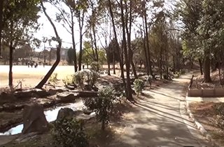 団地より徒歩約３分に大きな公園「津雲公園」があります