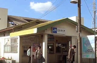 ＪＲ阪和線「和泉橋本」駅。天王寺へは１本で出られます