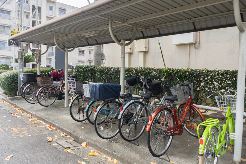 金岡東D団地:駐輪場