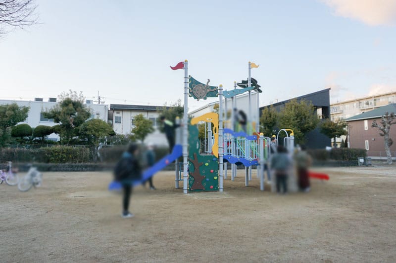 下田部団地内の公園 遊具