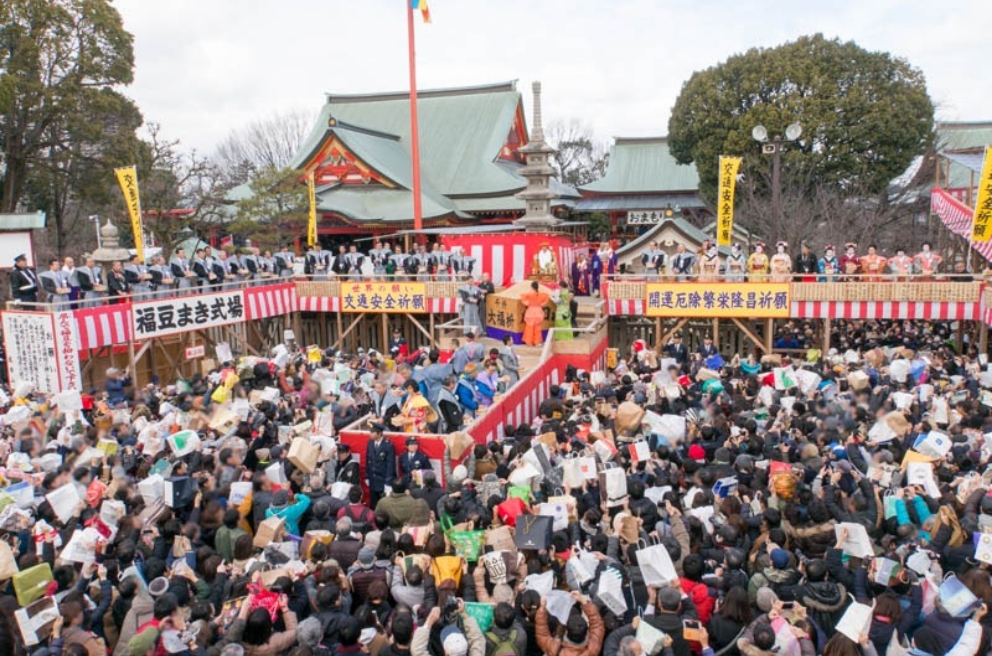 成田山不動尊の節分祭