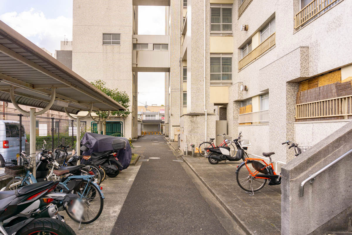 三原台B団地:駐輪場