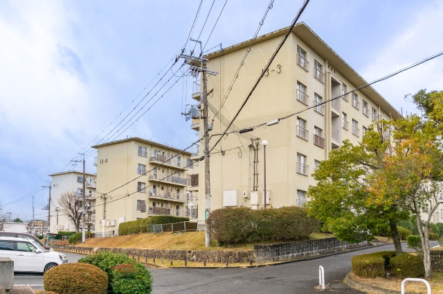庭代台B団地:敷地内
