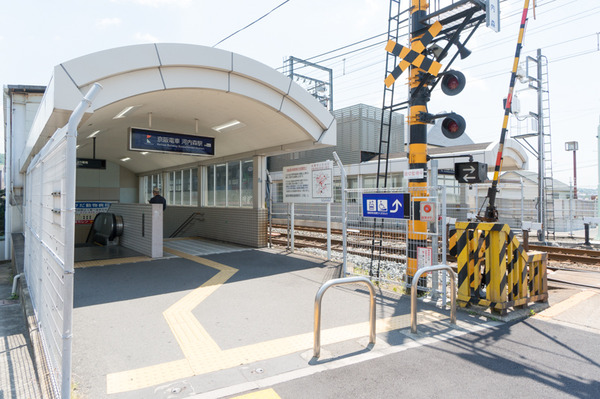 京阪交野線「河内森」駅