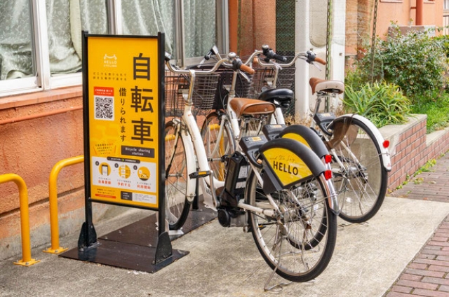 赤坂台団地:電動アシスト自転車のシェアサイクリング