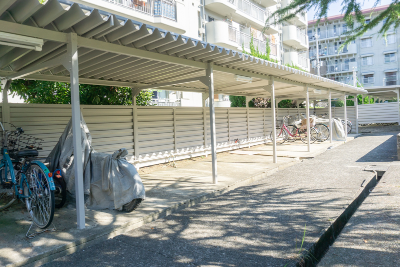 鴨谷台団地:駐輪場