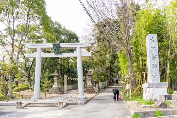 紫金山公園 吉志部神社