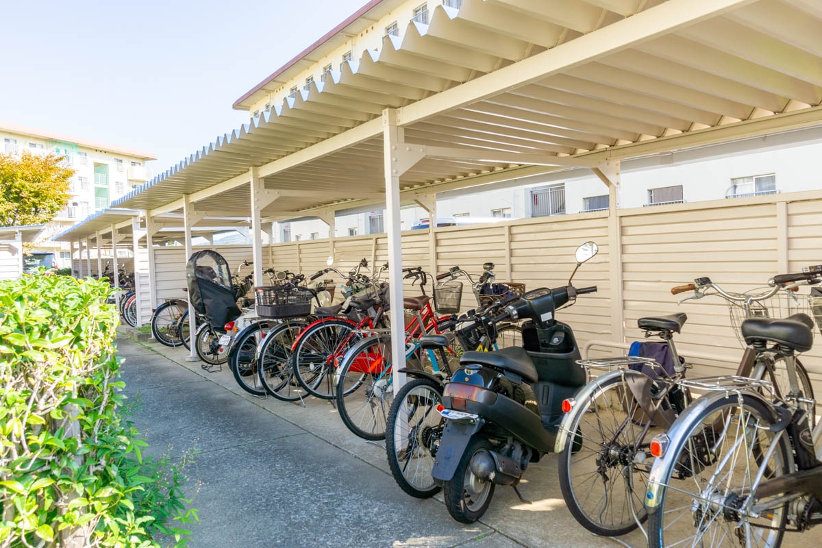 熊取B団地:駐輪場