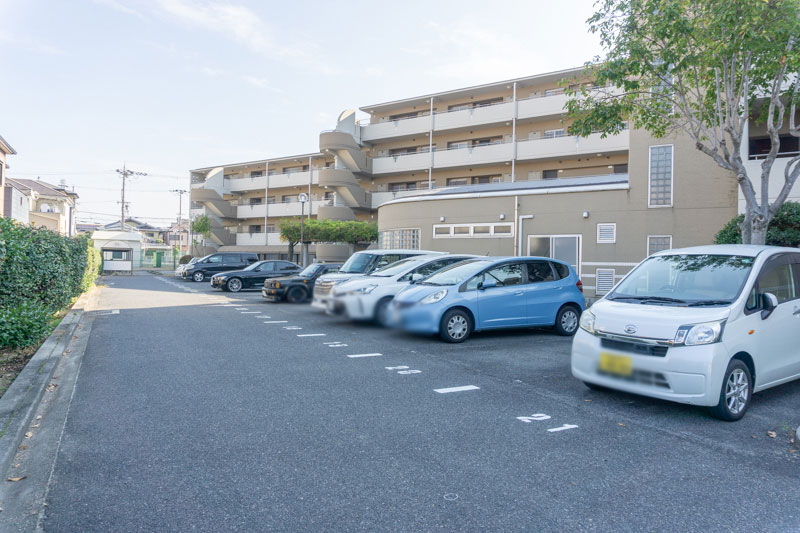 羽衣団地:駐車場