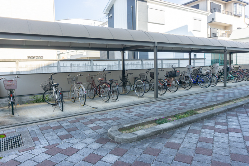 羽衣団地:駐輪場