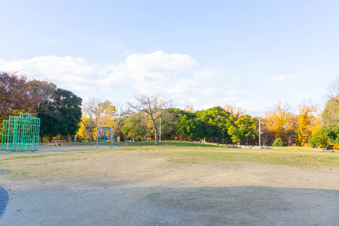 久宝寺緑地 公園内の広場