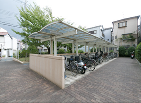 弥刀団地 駐輪場