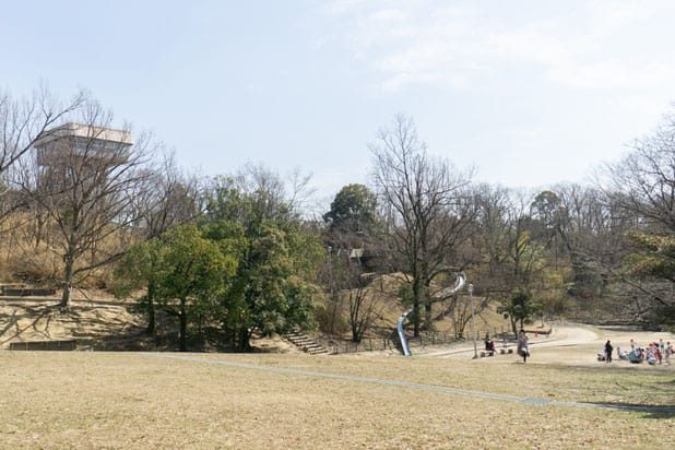 千里中央公園 青少年団体を対象にした野外炊さんコーナー