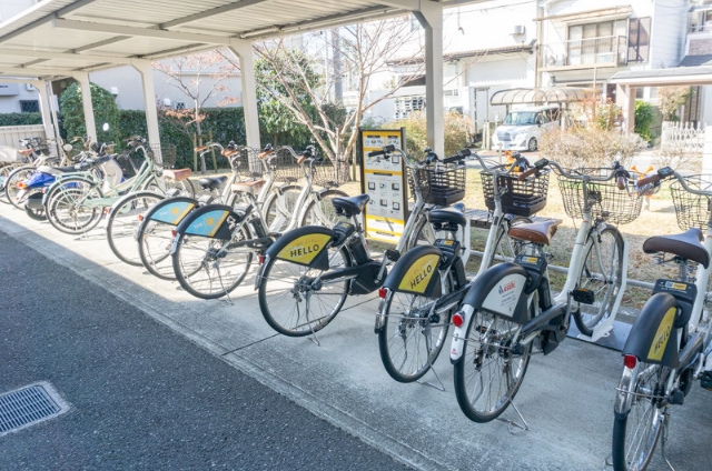 OPH堺少林寺:屋根付き駐輪場