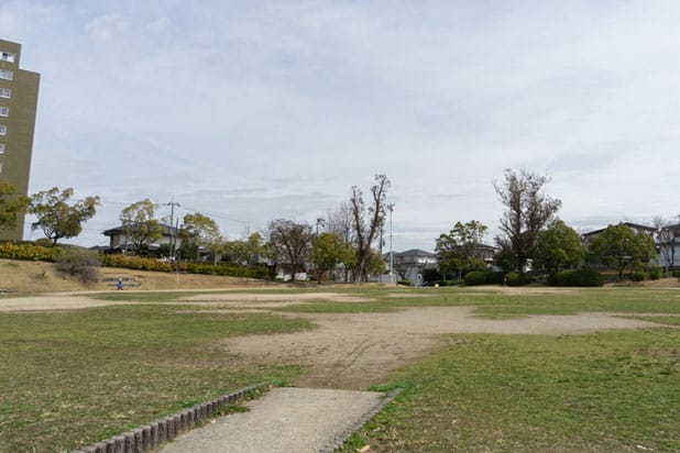 公園内の円形広場