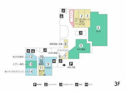 敷地配置図：フロアマップ